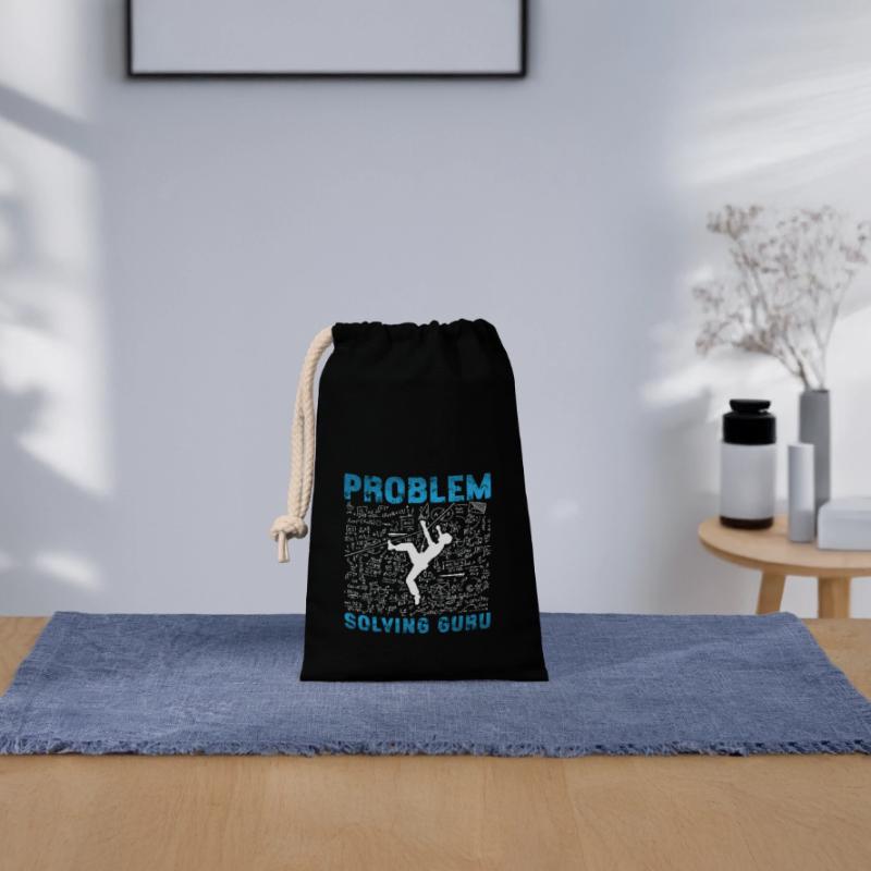 Admin Assistant Problem Solving Guru Office Clerk Verschließbarer Geschenkbeutel aus Baumwolle (14x20cm)