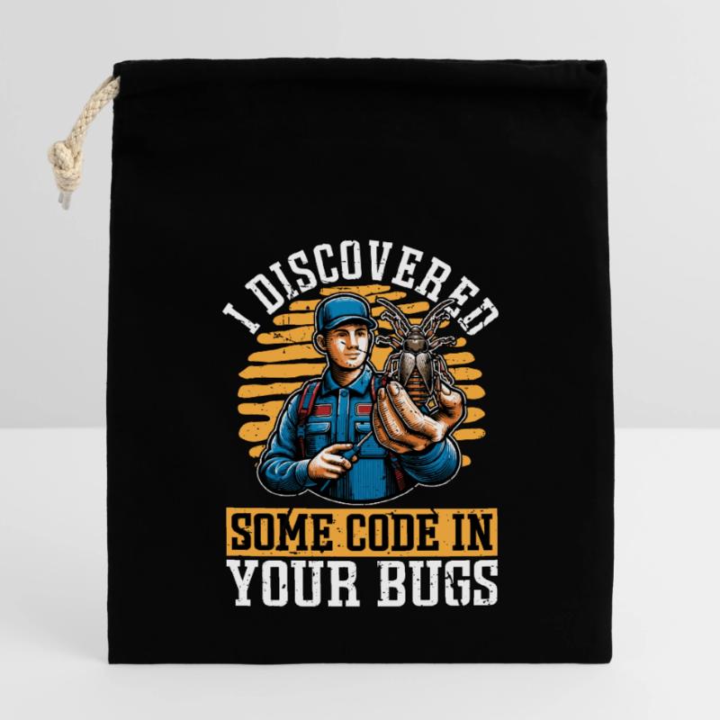 J’ai découvert des bugs de pulvérisation de code Sac cadeau en coton avec cordon (14 x 20 cm)
