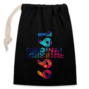 25ème Anniversaire Année 1999 Cru 1999 Original - Sac cadeau en coton avec cordon (14 x 20 cm) - noir - Devant