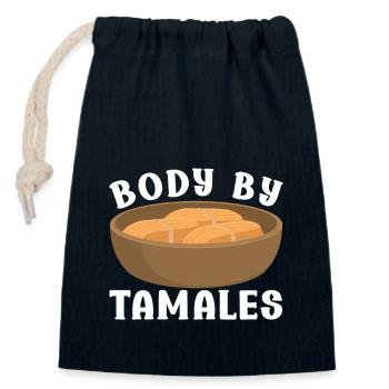 Tamale Mexikanisches Essen Tamale Liebhaber - Verschließbarer Geschenkbeutel aus Baumwolle (14x20cm) - Navy - Vorne