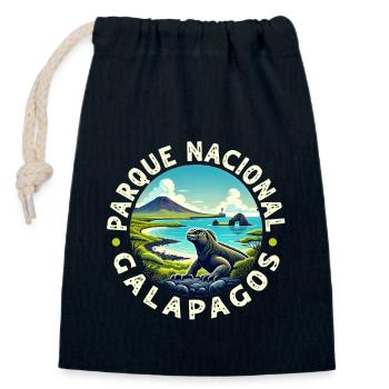 Ecuador Quito Guayaquil Ecuadorianische - Verschließbarer Geschenkbeutel aus Baumwolle (14x20cm) - Navy - Vorne