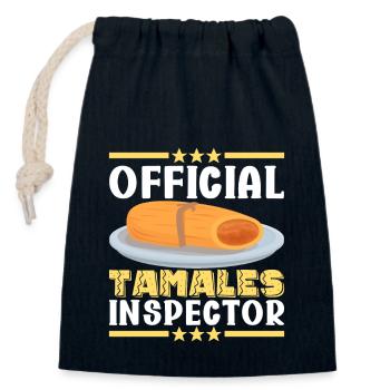 Tamale Mexikanisches Essen Tamale Liebhaber - Verschließbarer Geschenkbeutel aus Baumwolle (14x20cm) - Navy - Vorne
