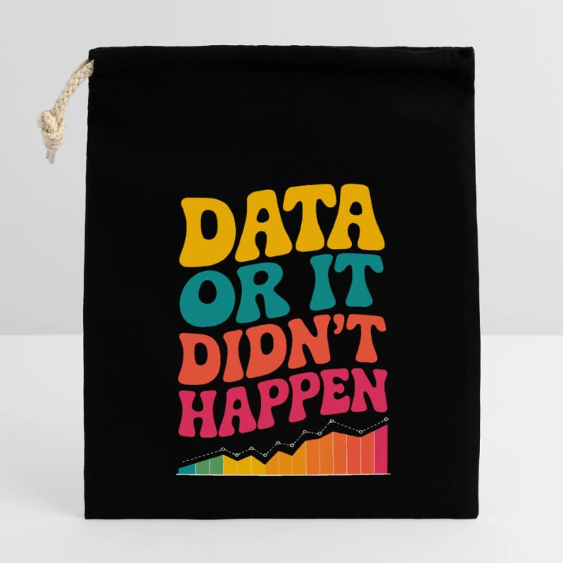 Data Analyst Data Scientist Data Engineer Data Or Verschließbarer Geschenkbeutel aus Baumwolle (14x20cm)