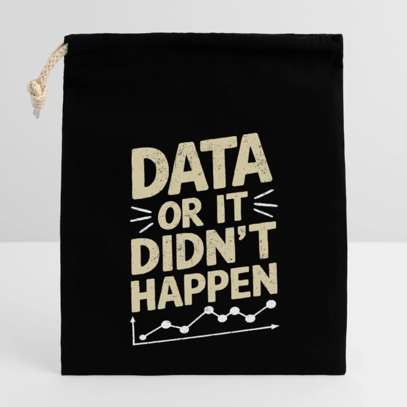 Data Analyst Data Scientist Data Engineer: Data Or Verschließbarer Geschenkbeutel aus Baumwolle (14x20cm)