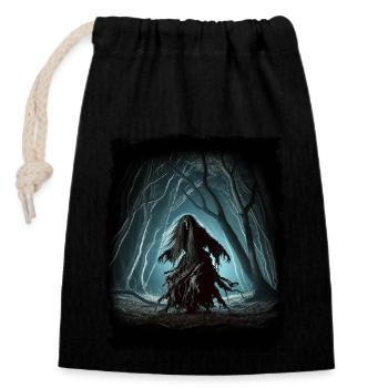 Baba Yaga - Slavic Nightmare - Closable cotton gift bag (14x20cm) - black - Front