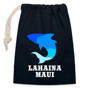 Maui Hawaii Hawaiian - Verschließbarer Geschenkbeutel aus Baumwolle (14x20cm) - Navy - Vorne