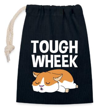 Guinea pig - Closable cotton gift bag (14x20cm) - navy - Front