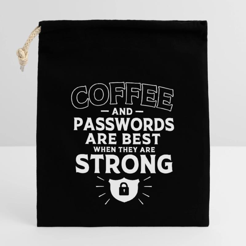 Cybersecurity Cyber Programmierer Hacker Verschließbarer Geschenkbeutel aus Baumwolle (14x20cm)