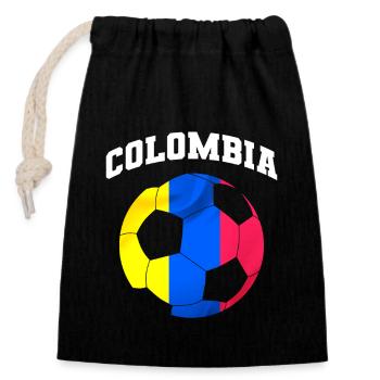 Colombie Colombie Medellín Vacances Bogota Cali - Sac cadeau en coton avec cordon (14 x 20 cm) - noir - Devant