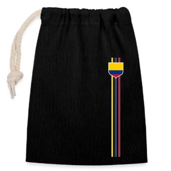 Colombie Colombie Medellín Vacances Bogota Cali - Sac cadeau en coton avec cordon (14 x 20 cm) - noir - Devant