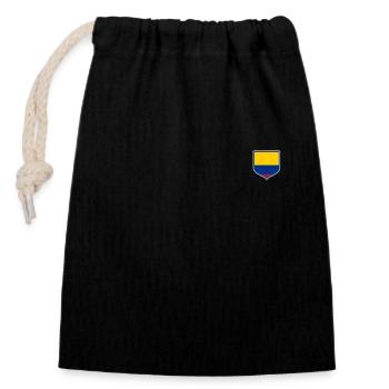Colombie Colombie Medellín Vacances Bogota Cali - Sac cadeau en coton avec cordon (14 x 20 cm) - noir - Devant