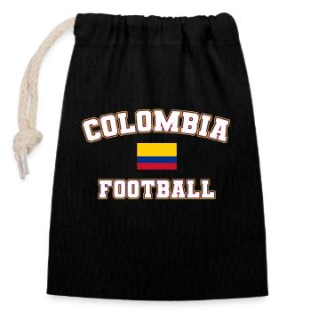 Colombie Colombie Medellín Vacances Bogota Cali - Sac cadeau en coton avec cordon (14 x 20 cm) - noir - Devant