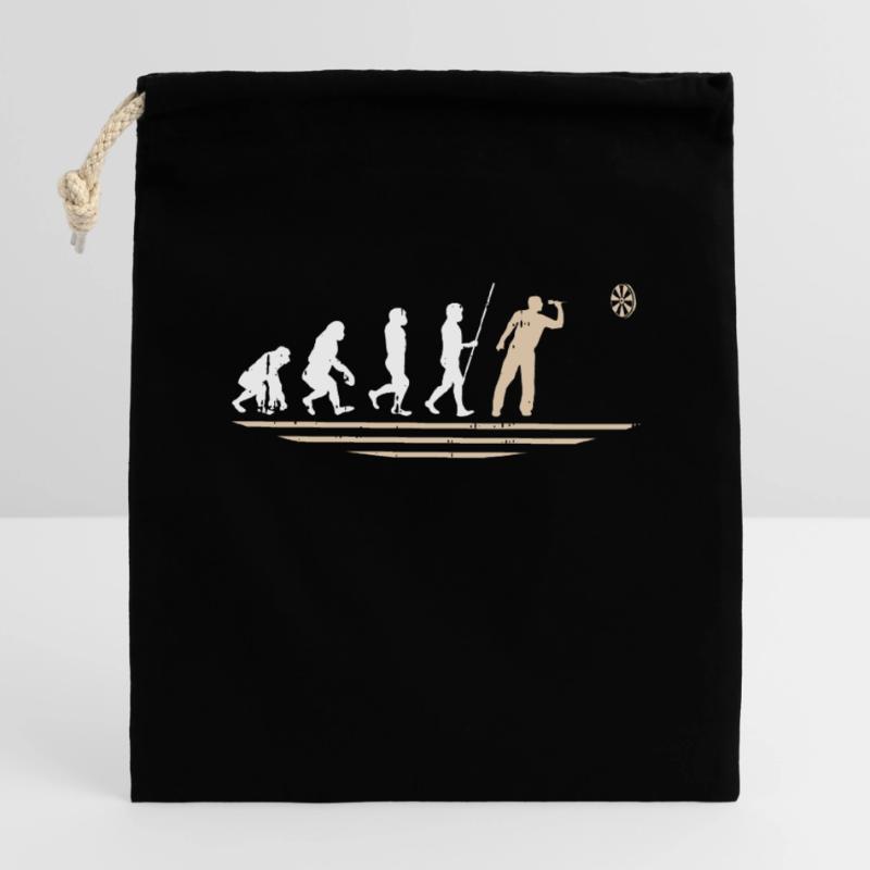 Dart d’art Dart d’évolution Sac cadeau en coton avec cordon (14 x 20 cm)