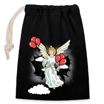 Emgel ballons célestes mystiques spirituels - Sac cadeau en coton avec cordon (14 x 20 cm) - noir - Devant