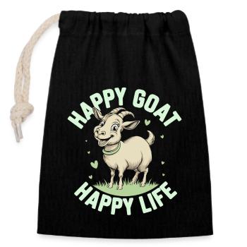 DIY mushroom enthusiasts Home mushroom cultivation - Closable cotton gift bag (14x20cm) - black - Front
