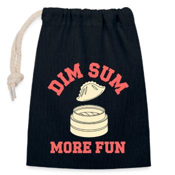 Dim-sum-liebhaber Chinesischer Küche Und Knödel - Verschließbarer Geschenkbeutel aus Baumwolle (14x20cm) - Navy - Vorne