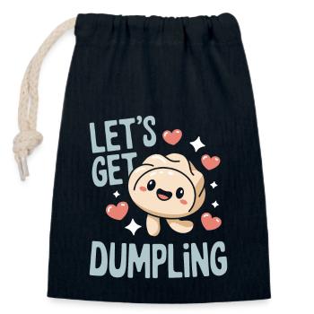 Dim-sum-liebhaber Chinesischer Küche Und Knödel - Verschließbarer Geschenkbeutel aus Baumwolle (14x20cm) - Navy - Vorne