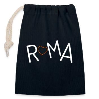 Roma Italia Idée cadeau Rome Italie Vatican - Sac cadeau en coton avec cordon (14 x 20 cm) - bleu marine - Devant