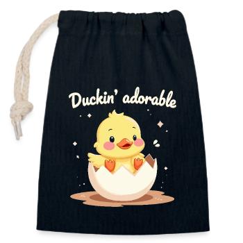 Nutztier-enten-enthusiasten Hinterhof-enten - Verschließbarer Geschenkbeutel aus Baumwolle (14x20cm) - Navy - Vorne