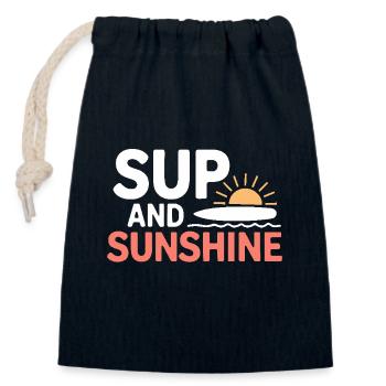 Paddleboarding Sup-abenteuer, Wassersport Im - Verschließbarer Geschenkbeutel aus Baumwolle (14x20cm) - Navy - Vorne