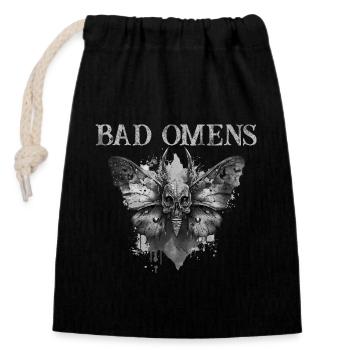Découvrez des mondes mystiques avec Bad Omens - Sac cadeau en coton avec cordon (14 x 20 cm) - noir - Devant