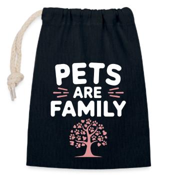 Freiwillige Tierrettung Animal Shelter Heroes - Closable cotton gift bag (14x20cm) - navy - Front