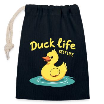 Nutztier-enten-enthusiasten Hinterhof-enten - Verschließbarer Geschenkbeutel aus Baumwolle (14x20cm) - Navy - Vorne