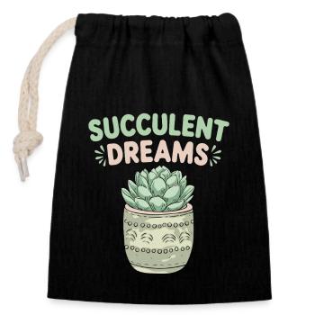Plant Collector for Houseplant Collectors in the - Closable cotton gift bag (14x20cm) - black - Front