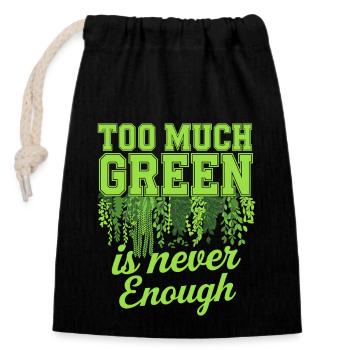 Plant Collector for Houseplant Collectors in the - Closable cotton gift bag (14x20cm) - black - Front