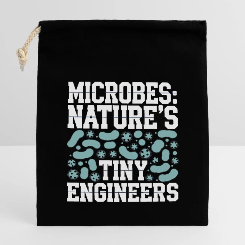 Microscope Enthusiast Lab Technician Science Verschließbarer Geschenkbeutel aus Baumwolle (14x20cm)
