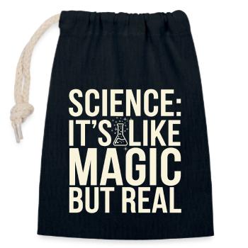 Microscope Enthusiast Lab Technician Science - Verschließbarer Geschenkbeutel aus Baumwolle (14x20cm) - Navy - Vorne