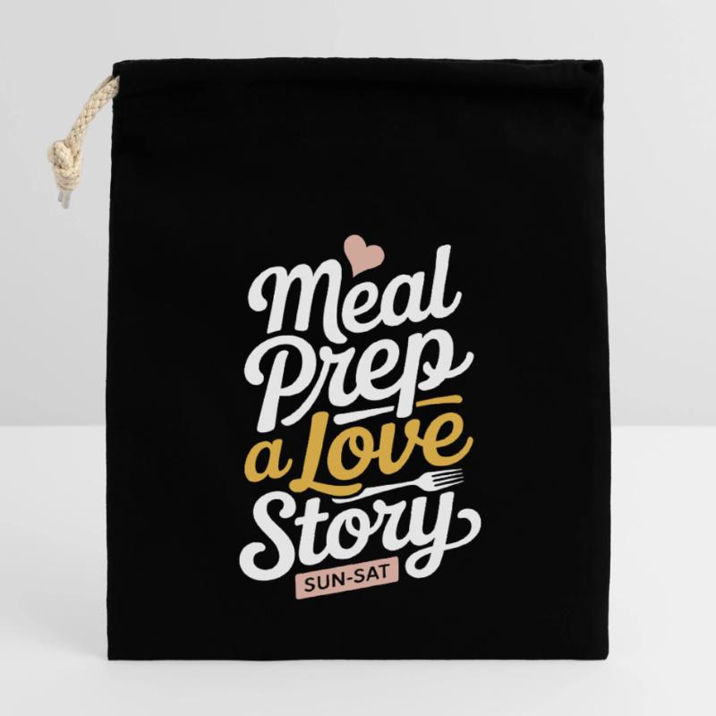 Prepared Squad Meal Planner Food Organization Closable cotton gift bag (14x20cm)