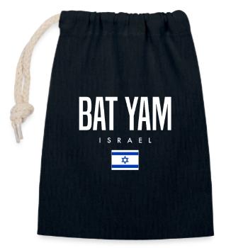 Bat Yam Israel - Verschließbarer Geschenkbeutel aus Baumwolle (14x20cm) - Navy - Vorne