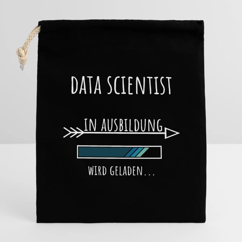 Data Science Profession Training Data Scientist Closable cotton gift bag (14x20cm)