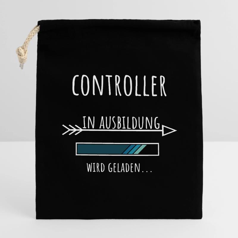 Controlling Studium Beruf Ausbildung Controller Verschließbarer Geschenkbeutel aus Baumwolle (14x20cm)