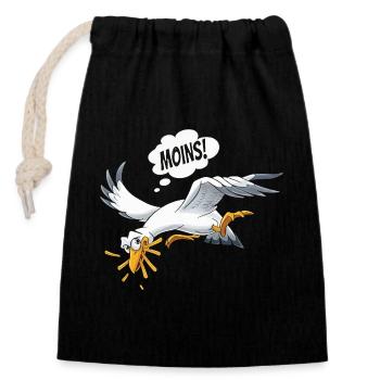 Boulderer Colorsplash Boulder Bouldering - Closable cotton gift bag (14x20cm) - black - Front