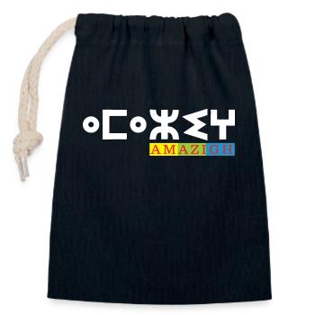 AMAZIGH SYMBOL BERBER Z IMAZIGHEN KABYLISCHES JUWEL - Verschließbarer Geschenkbeutel aus Baumwolle (14x20cm) - Navy - Vorne