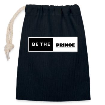 Be The Prince - Verschließbarer Geschenkbeutel aus Baumwolle (14x20cm) - Navy - Vorne