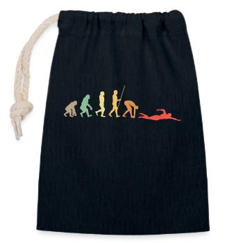 Nageurs Sports nautiques - Sac cadeau en coton avec cordon (14 x 20 cm) - bleu marine - Devant