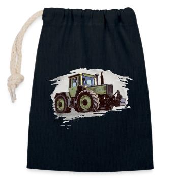 MB-trac 1300er mit Gewichten - Verschließbarer Geschenkbeutel aus Baumwolle (14x20cm) - Navy - Vorne