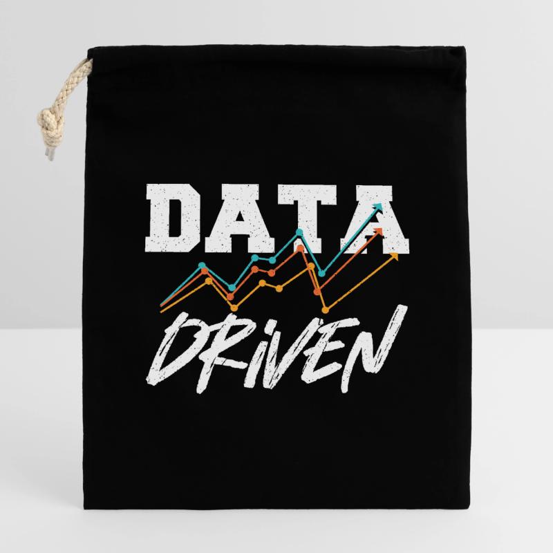 Data-driven command for Data Science Collector Closable cotton gift bag (14x20cm)