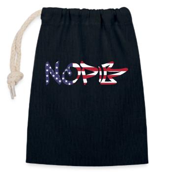No Kings in America since 1776 - Verschließbarer Geschenkbeutel aus Baumwolle (14x20cm) - Navy - Vorne