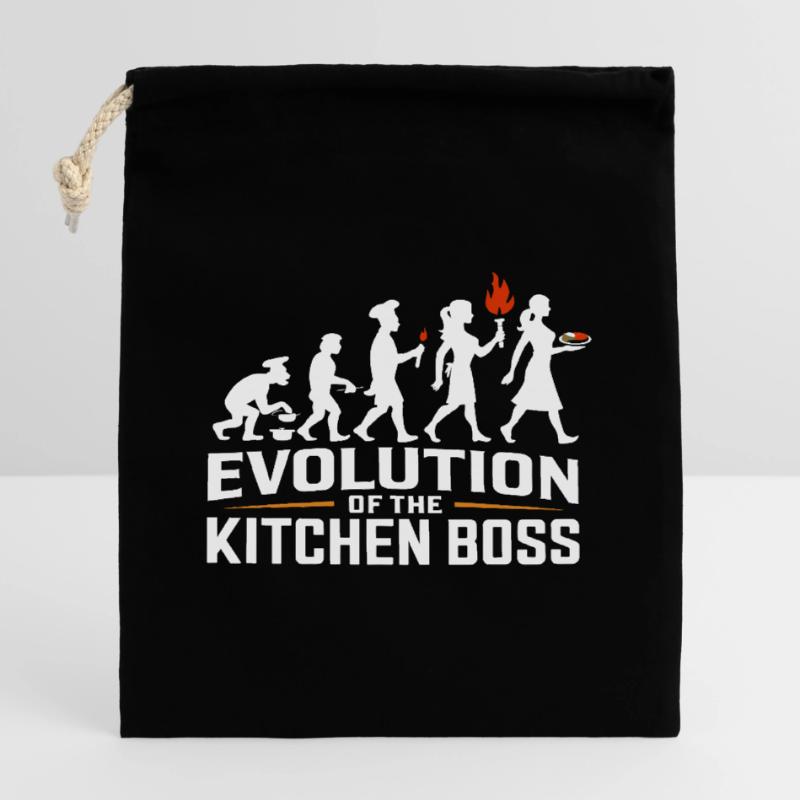 Küchenboss Evolution Verschließbarer Geschenkbeutel aus Baumwolle (14x20cm)