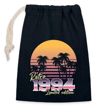 1994 SW retro édition limitée - 1994 Cadeau d’anniversaire - Sac cadeau en coton avec cordon (14 x 20 cm) - bleu marine - Devant