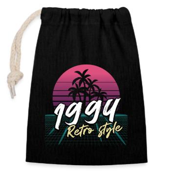 1994 SW Retro Style - 1994 Geburtstagsgeschenk - Verschließbarer Geschenkbeutel aus Baumwolle (14x20cm) - Schwarz - Vorne