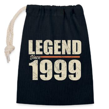 Jubiläum 1999 | Legende seit 1999 - Verschließbarer Geschenkbeutel aus Baumwolle (14x20cm) - Navy - Vorne