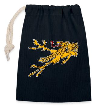Greif von Rostock - Verschließbarer Geschenkbeutel aus Baumwolle (14x20cm) - Navy - Vorne