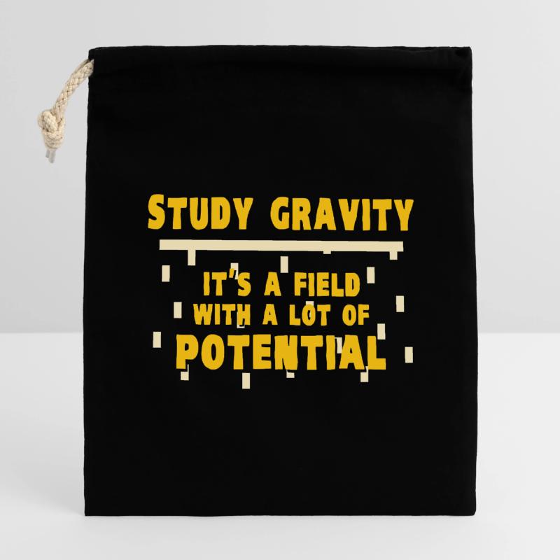 Physics Physicist Physics Student Physics Teacher Closable cotton gift bag (14x20cm)
