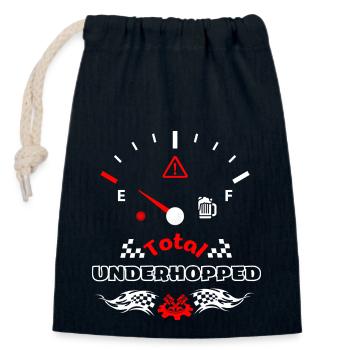 Total Underhops Beer Tank Display Speedometer - Closable cotton gift bag (14x20cm) - navy - Front