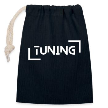 Tuning Style - Verschließbarer Geschenkbeutel aus Baumwolle (14x20cm) - Navy - Vorne